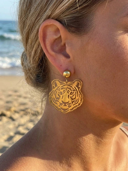 Boucles d’oreilles en acier inoxydable