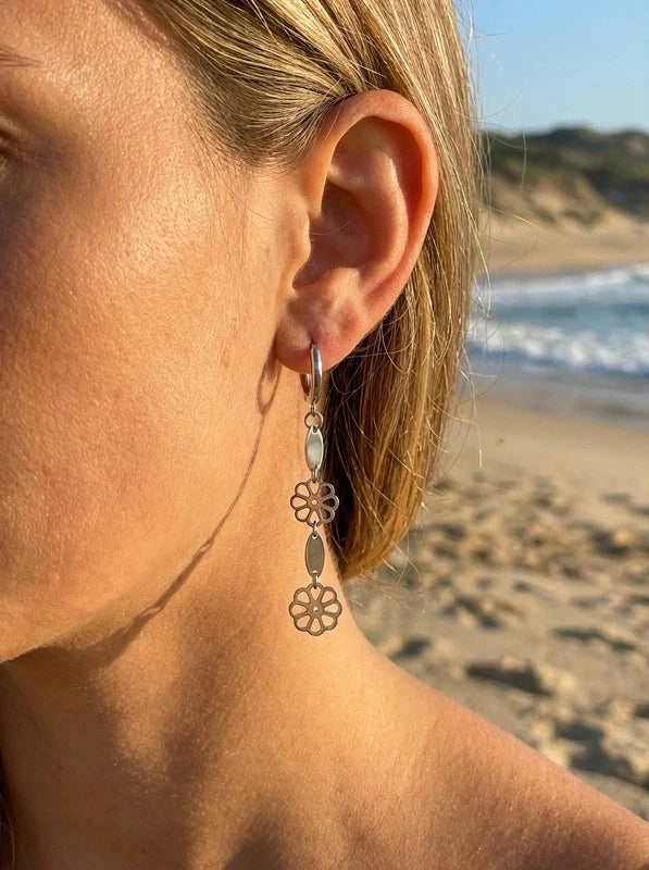 Boucles d’oreilles en acier inoxydable