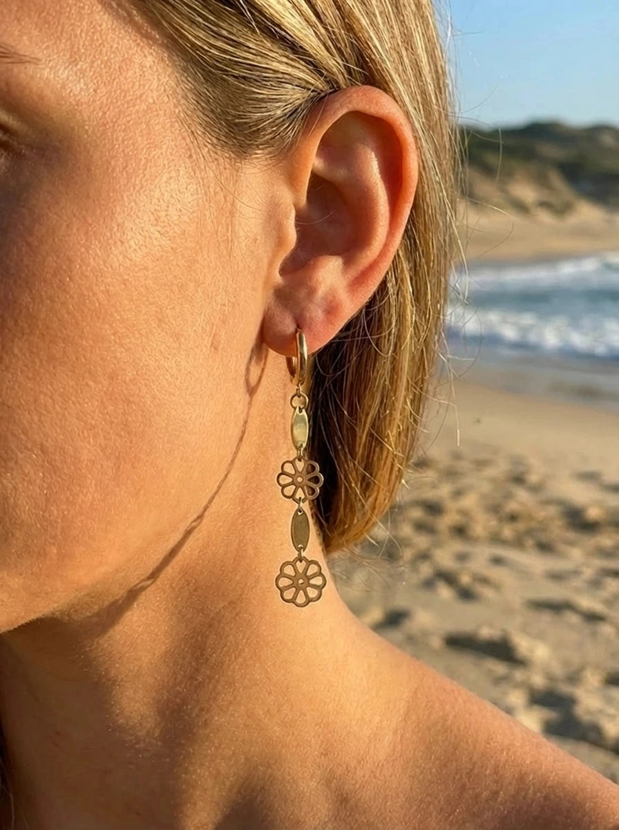 Boucles d’oreilles en acier inoxydable