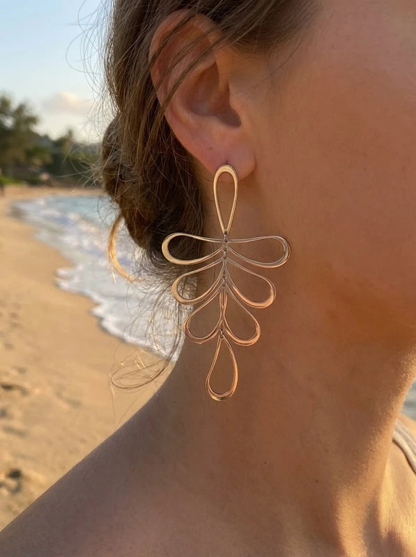 Boucles d’oreilles en acier inoxydable