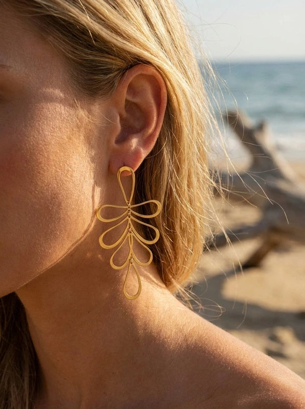 Boucles d’oreilles en acier inoxydable