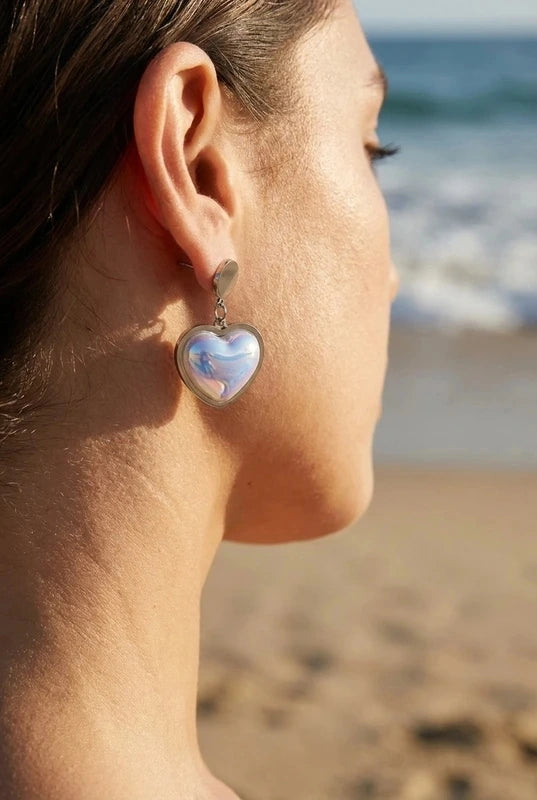Boucles d’oreilles en acier inoxydable