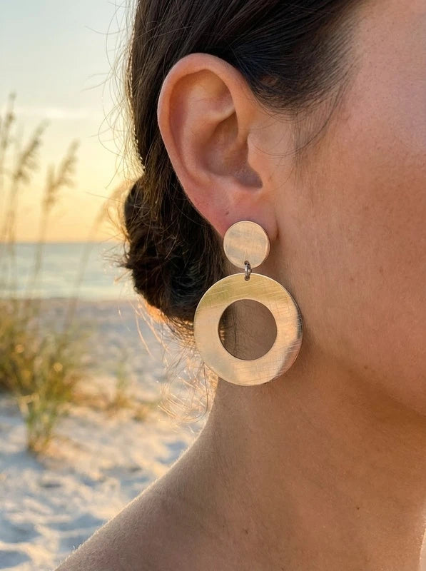 Boucles d’oreilles en acier inoxydable