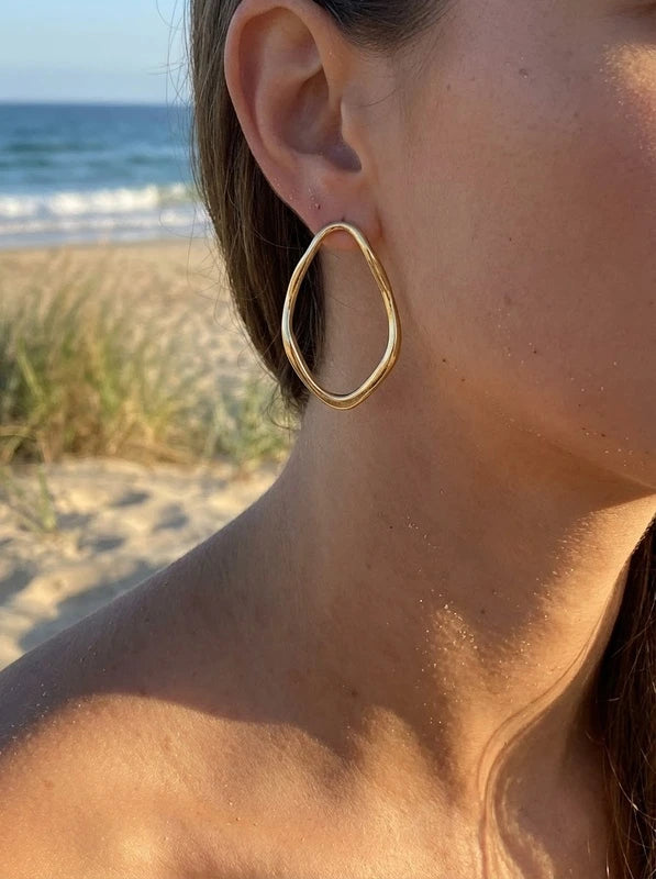 Boucles d’oreilles en acier inoxydable