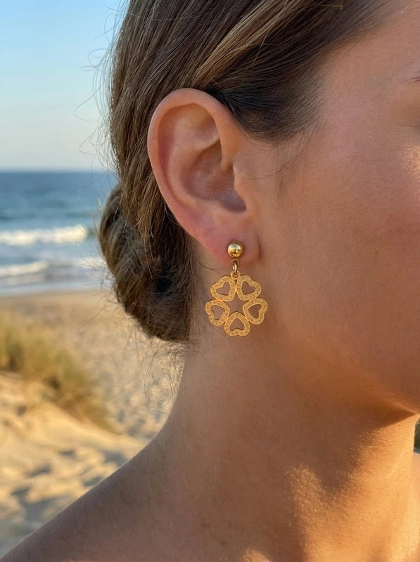 Boucles d’oreilles en acier inoxydable