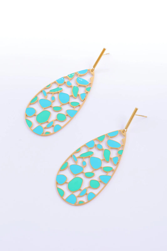 Boucles d’oreilles en acier inoxydable