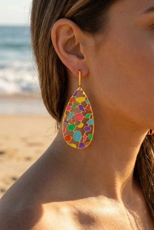 Boucles d’oreilles en acier inoxydable
