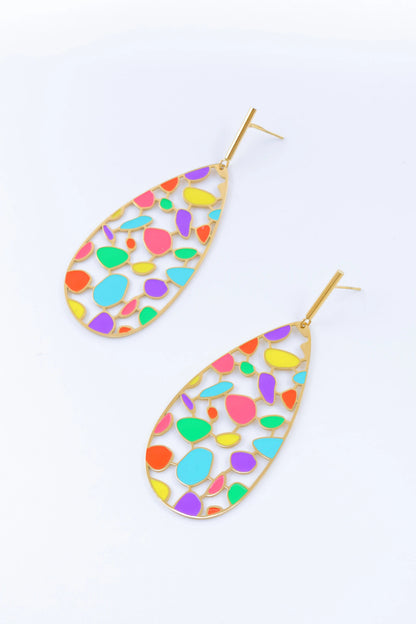 Boucles d’oreilles en acier inoxydable