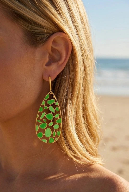 Boucles d’oreilles en acier inoxydable