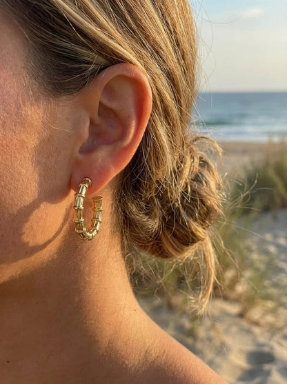 Boucles d’oreilles en acier inoxydable