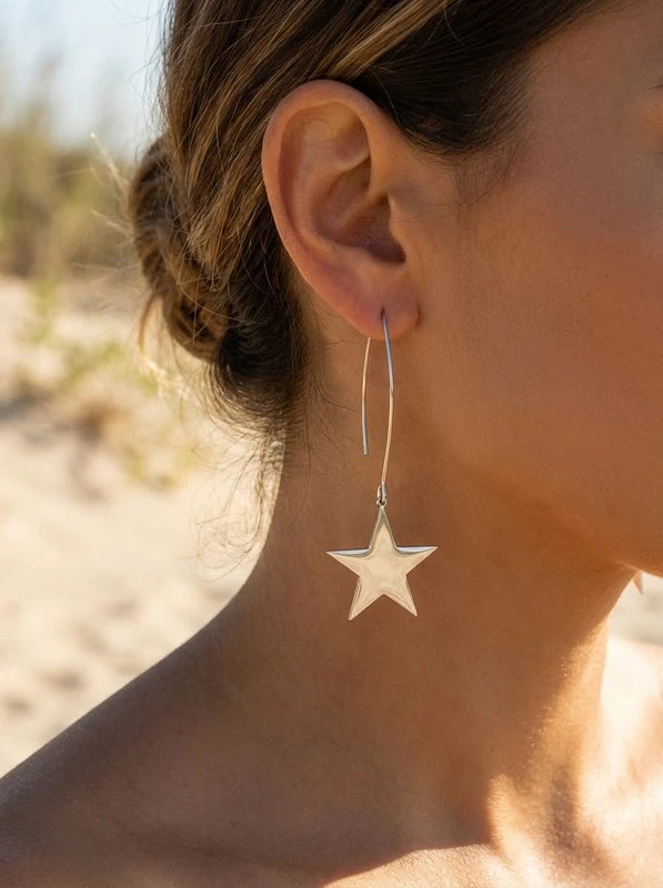 Boucles d’oreilles en acier inoxydable