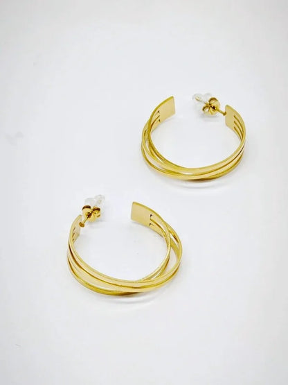 Boucles d’oreilles en acier inoxydable