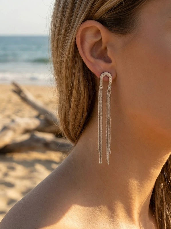 Boucles d’oreilles en acier inoxydable