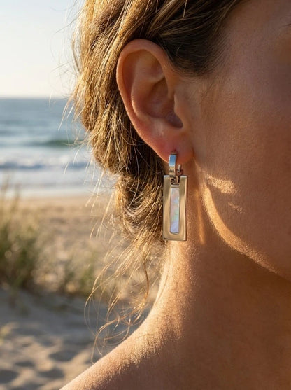 Boucles d’oreilles en acier inoxydable