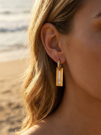 Boucles d’oreilles en acier inoxydable