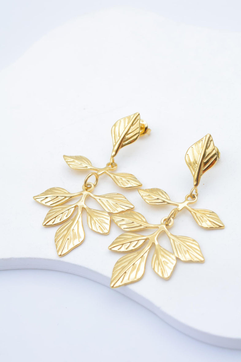 Boucles d'oreilles en acier inoxydable - DORÉ