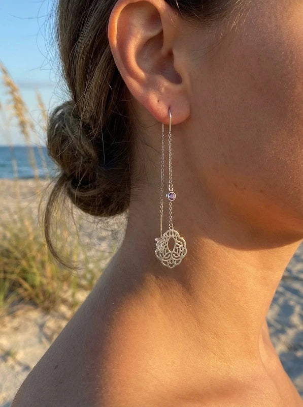Boucles d’oreilles en acier inoxydable