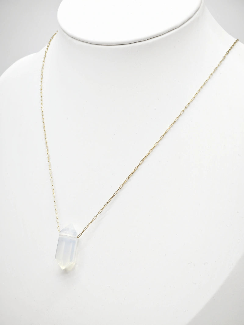 Collier en acier inoxydable - BLANC