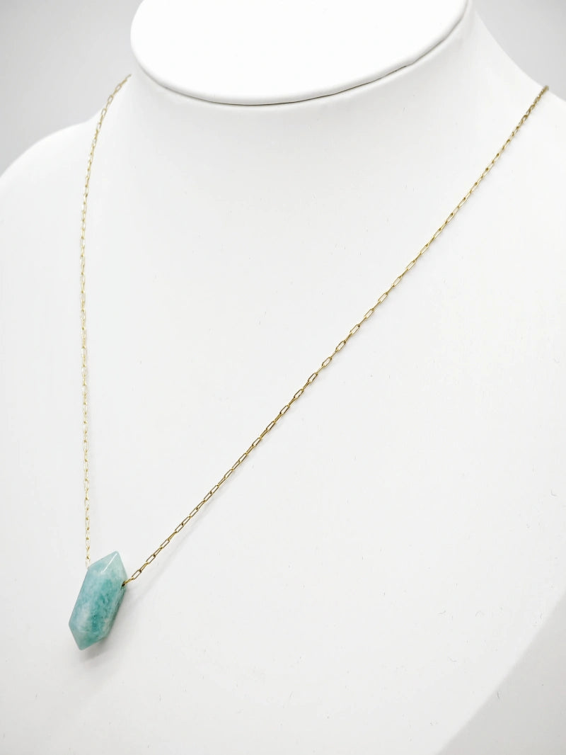 Collier en acier inoxydable - BLEU