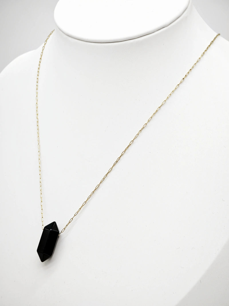 Collier en acier inoxydable - NOIR