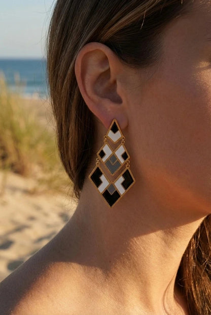 Boucles d’oreilles en acier inoxydable