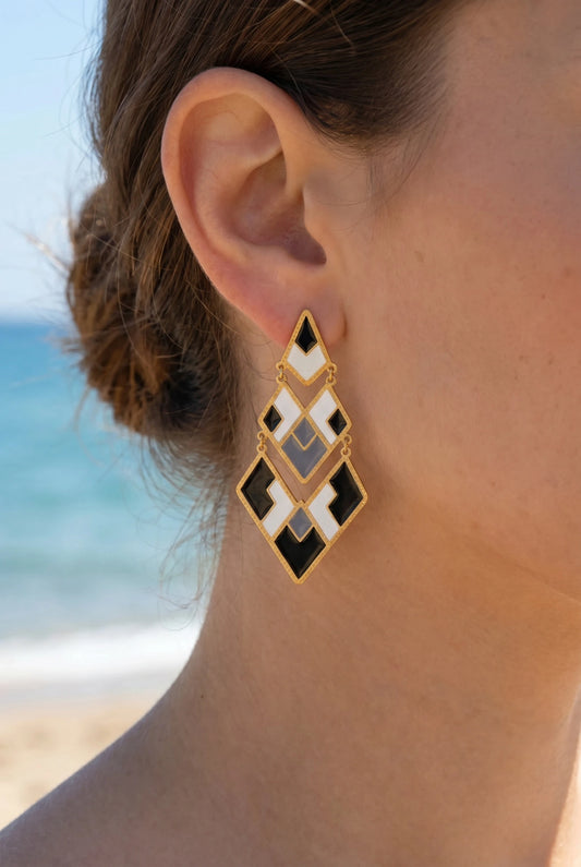 Boucles d’oreilles en acier inoxydable