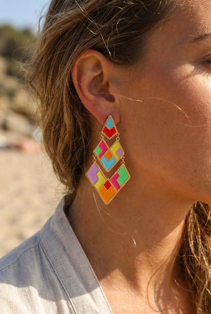 Boucles d’oreilles en acier inoxydable