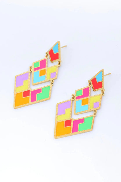 Boucles d’oreilles en acier inoxydable