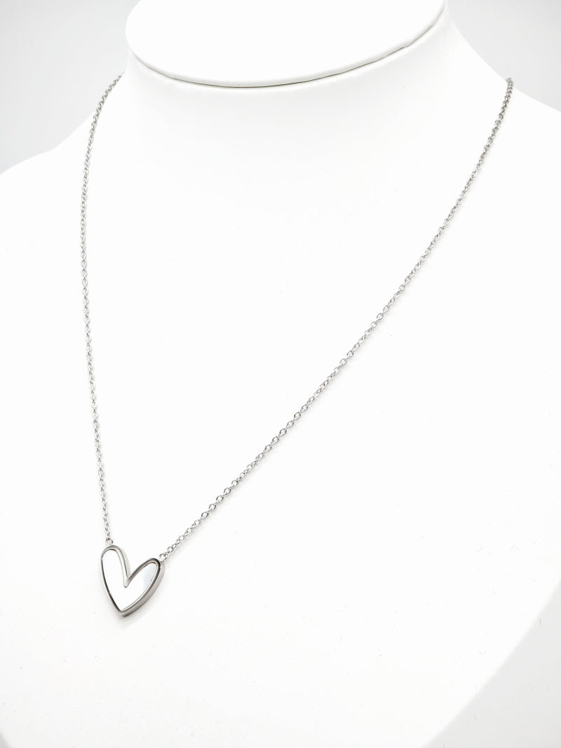 Collier en acier inoxydable - ARGENT