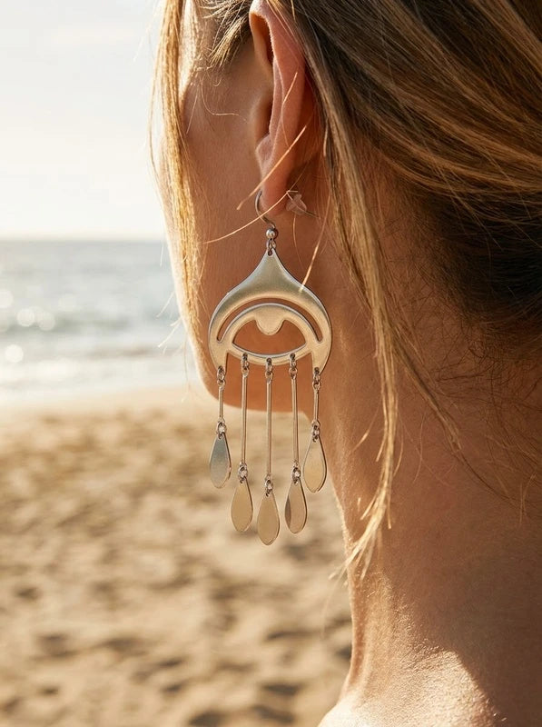 Boucles d’oreilles en acier inoxydable