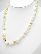 Collier en acier inoxydable - BEIGE