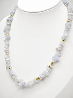 Collier en acier inoxydable - BLANC