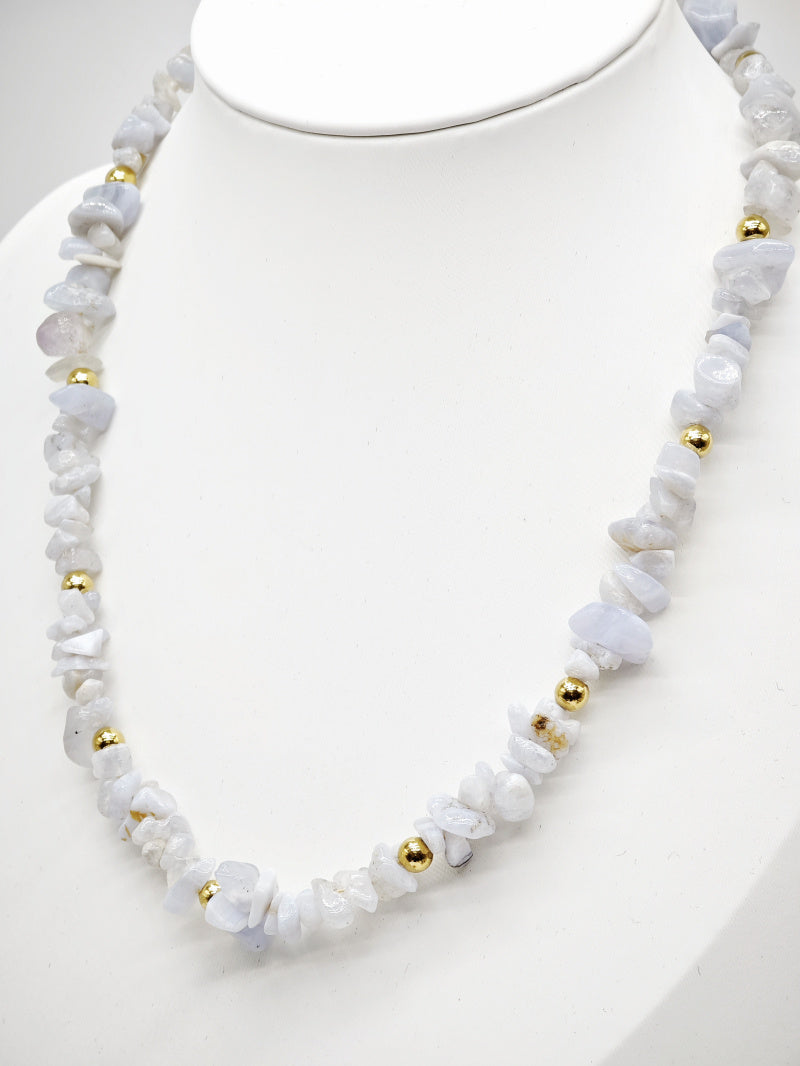 Collier en acier inoxydable - BLANC