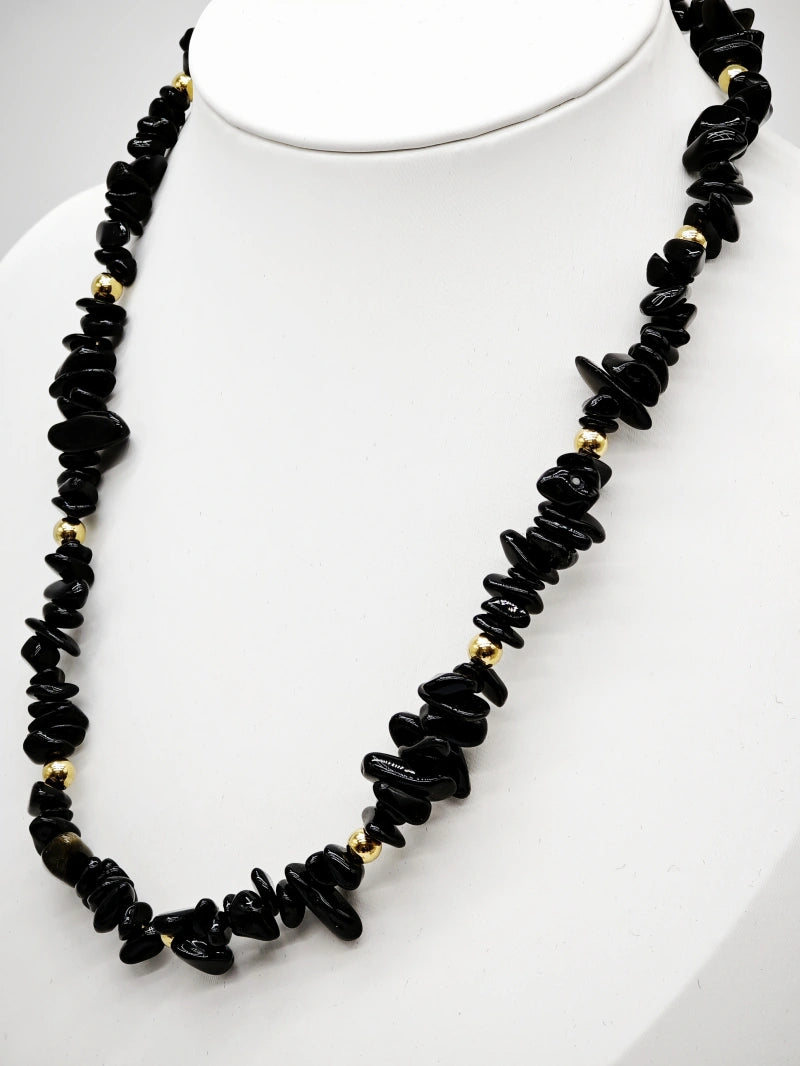 Collier en acier inoxydable - NOIR
