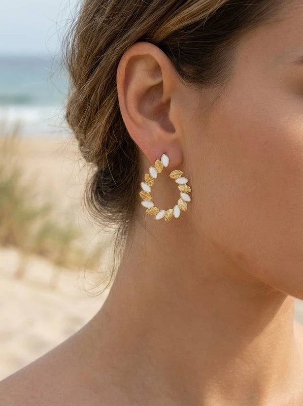 Boucles d’oreilles en acier inoxydable