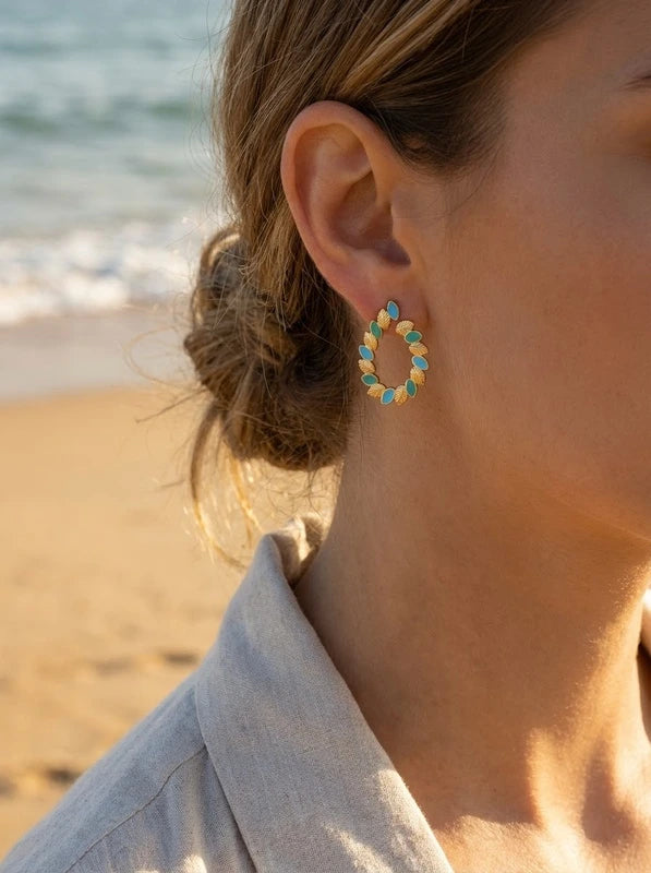 Boucles d’oreilles en acier inoxydable
