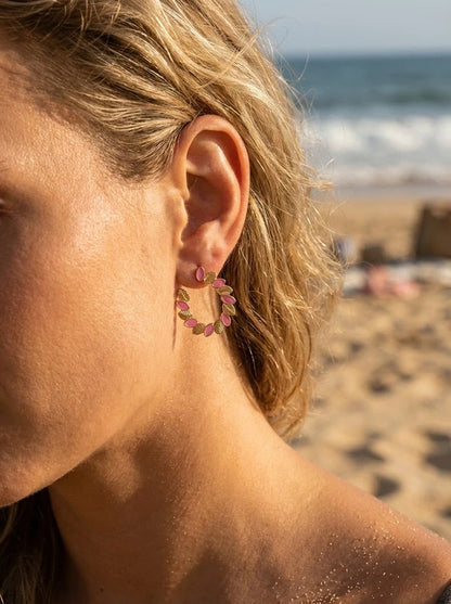Boucles d’oreilles en acier inoxydable
