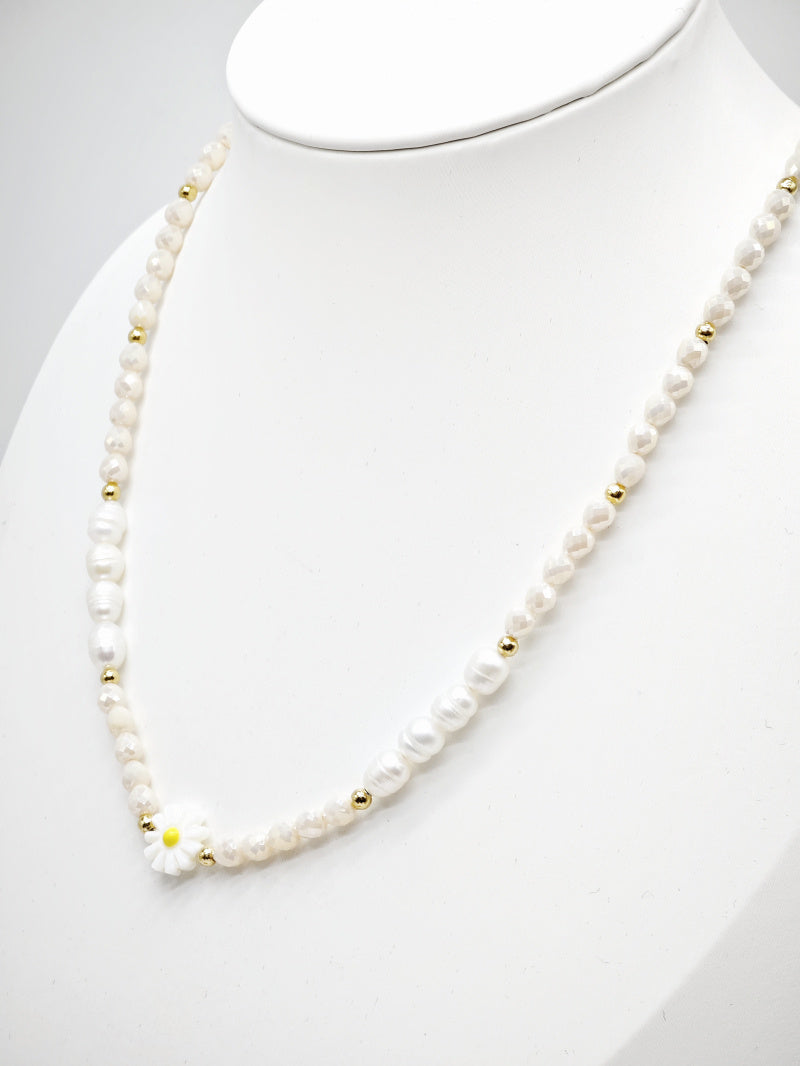 Collier en acier inoxydable - BLANC