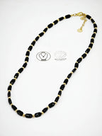 Collier en acier inoxydable - NOIR