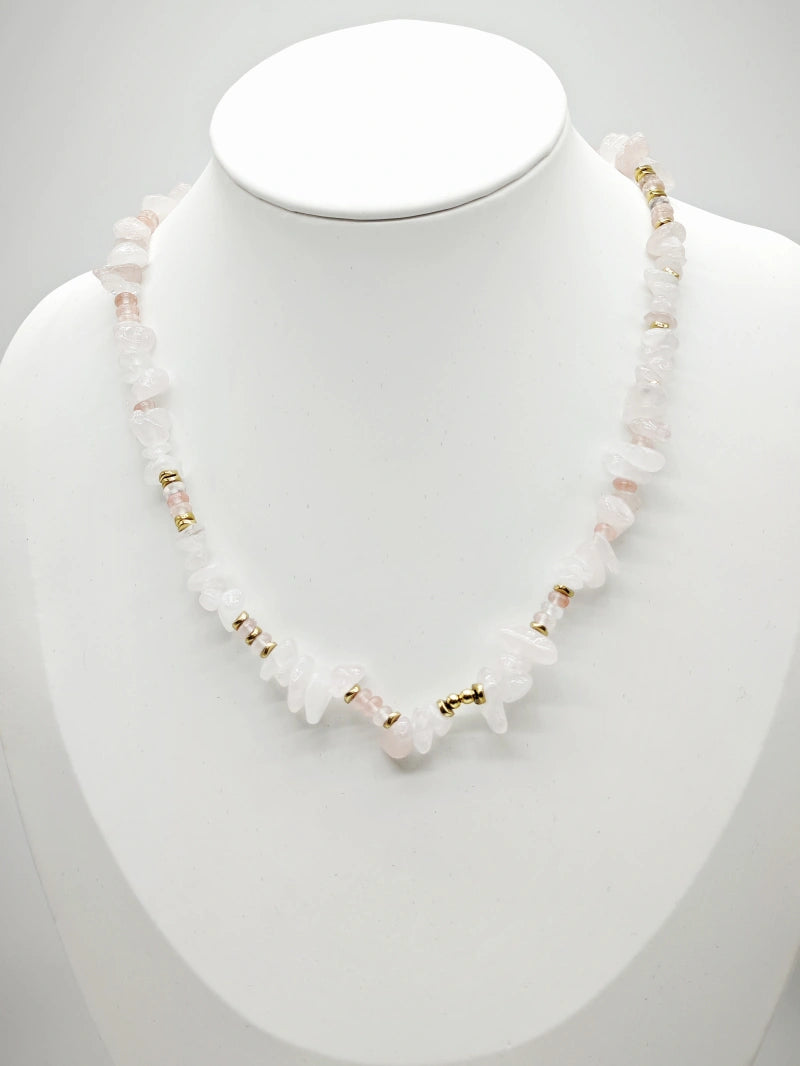 Collier en acier inoxydable - BLANC