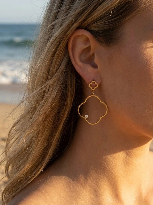 Boucles d’oreilles en acier inoxydable