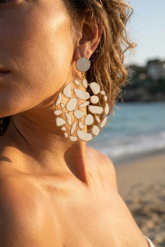 Boucles d’oreilles en acier inoxydable
