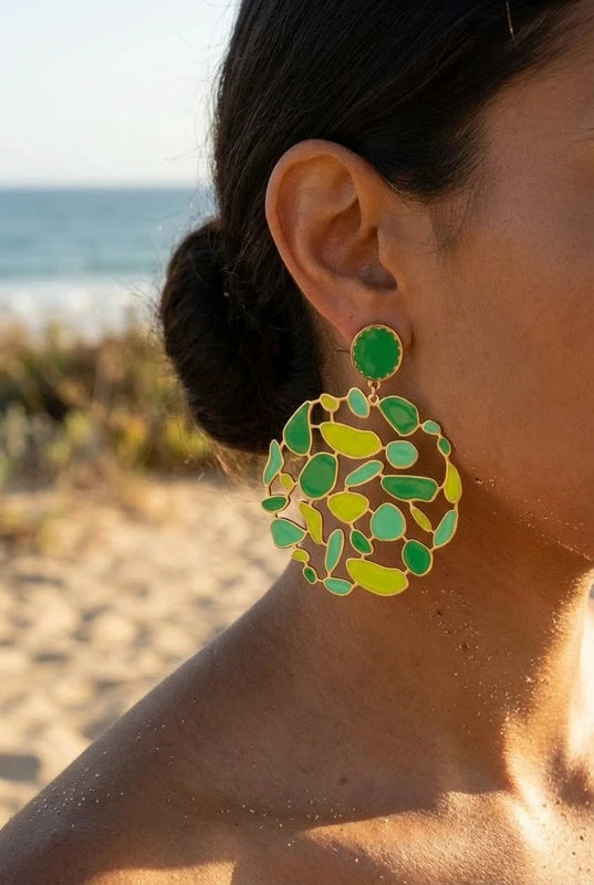 Boucles d’oreilles en acier inoxydable