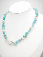 Collier en acier inoxydable - BLEU