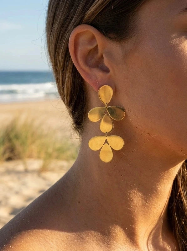 Boucles d’oreilles en acier inoxydable
