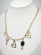 Collier en acier inoxydable - MULTICOLORE