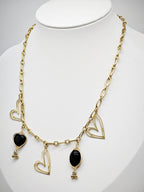 Collier en acier inoxydable - NOIR