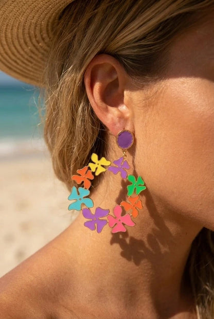 Boucles d’oreilles en acier inoxydable
