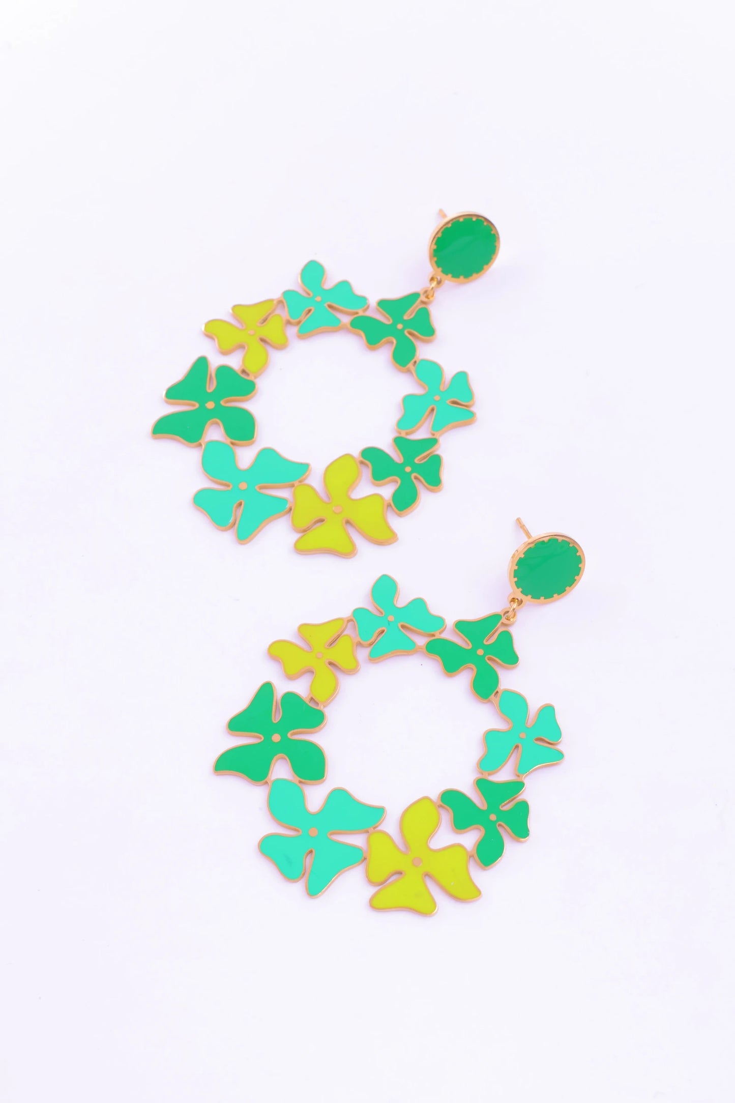 Boucles d’oreilles en acier inoxydable