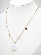 Collier en acier inoxydable - BLANC
